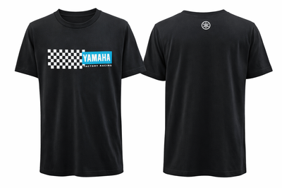 Remera de Algodón YAMAHA Cuadros