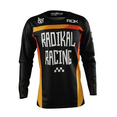 Jersey Skull Black- Radikal – Motocross / Atv