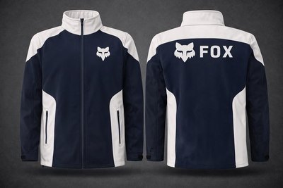 Campera Neopren SoftShell  FOX AZUL Y BLANCA