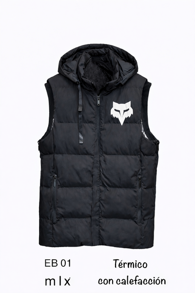 Chaleco FOX Térmico Con Calefacción (NO INCLUYE CARGADOR)