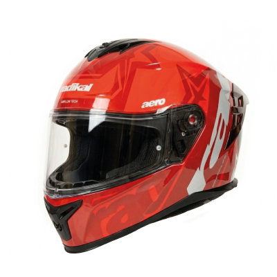Casco Casco Ride Red Grey Radikal