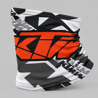 Cuello KTM BLANCO NEGRO GRIS