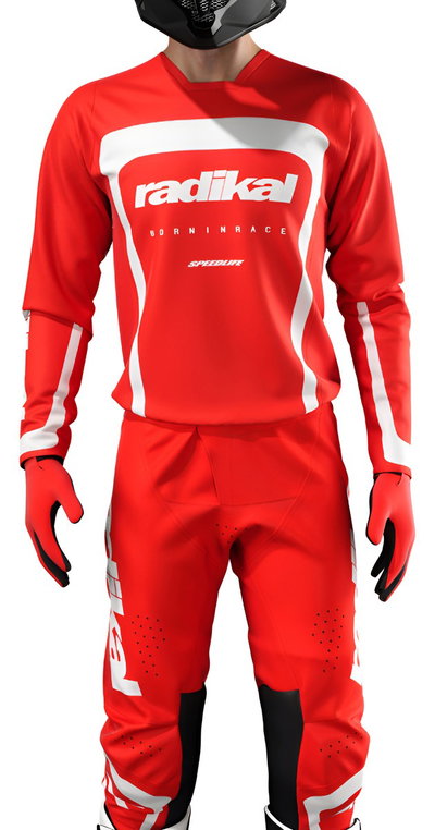 Conjunto Radikal Solid Red – Motocross / Atv / Mx