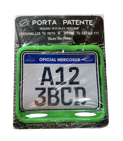 Porta Patente Moto Mercosur