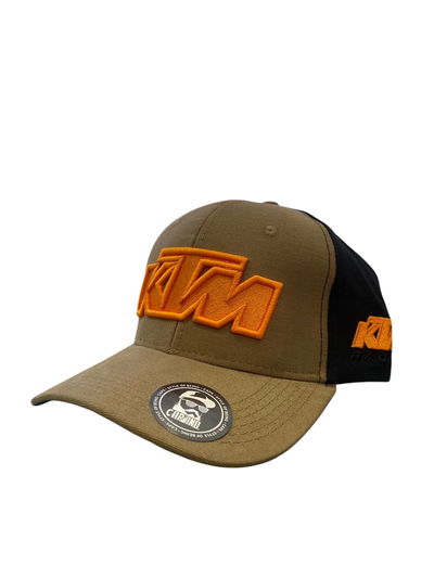 Gorra  KTM Marron / Negra Bordada