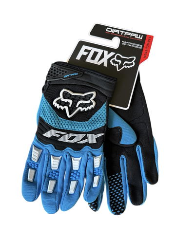 GUANTES FOX Turquesa