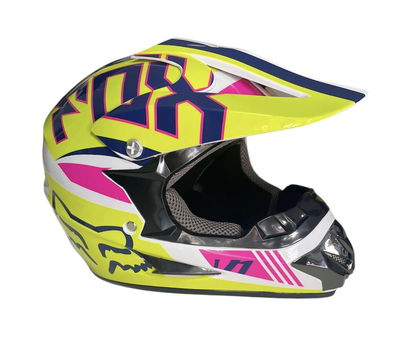 Casco Motocross FOX AMARILLO