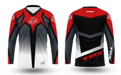 JERSEY de Niño FOX GRIS ROJO