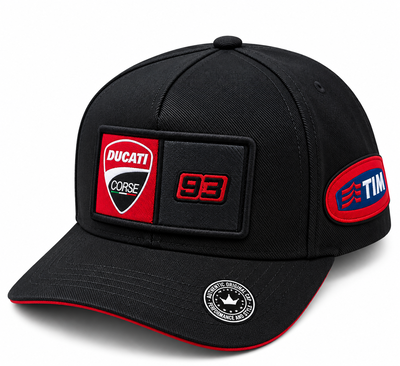 Gorra Ducati 93 Full Bordado (6 Parches)