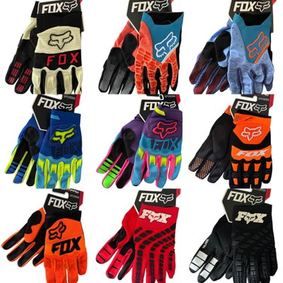 PACK 10 GUANTES FOX SURTIDO TALLES Y COLORES 