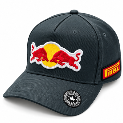 Gorra Red Bull Full Bordado (6 Parches)