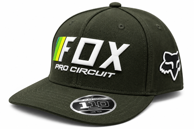 Gorra FOX Pro Circuit Verde Oscuro