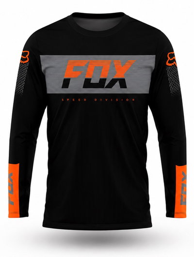 Jersey FOX Negro Naranja