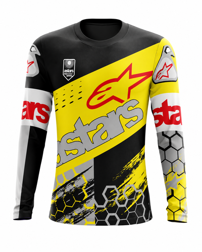 Jersey Alpinestars Amarillo Negro 26