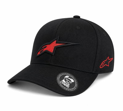 Gorra Alpinestars Negra Rojo