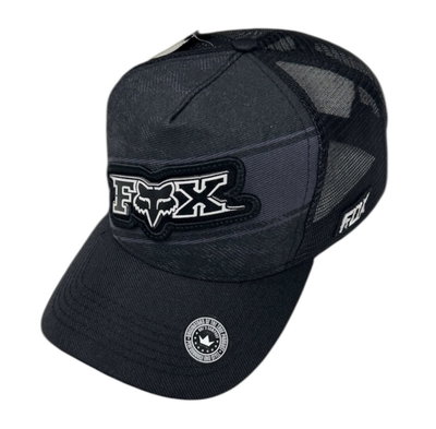 Gorra FOX Negra / Gris Trucker