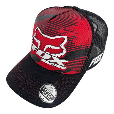 Gorra  Fox Roja Lobo Rojo Trucker