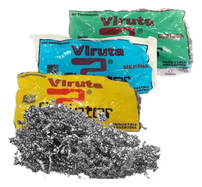 Viruta de Acero 250g Fino/Mediano/Gureso