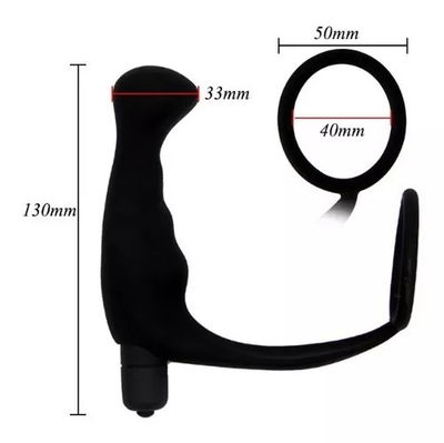 Anillo Peneano Masajeador Prostático Vibrador Hombre