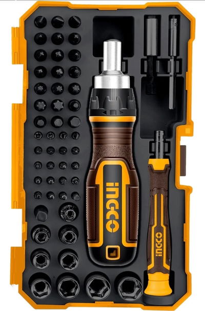 JUEGO SET DESTORNILLADOR 55 PIEZAS