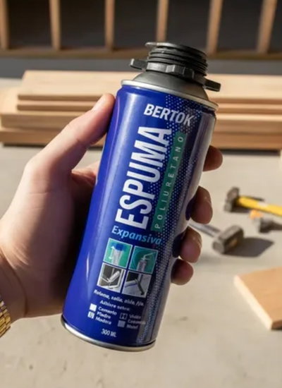 ESPUMA DE POLIURETANO BERTOK 300ML