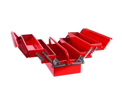 CAJA HERRAMIENTAS METALICA TIPO FUELLE RONIX