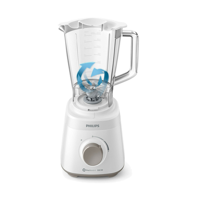 LICUADORA PHILIPS 2VEL. 2LTS. 550W BLANCA