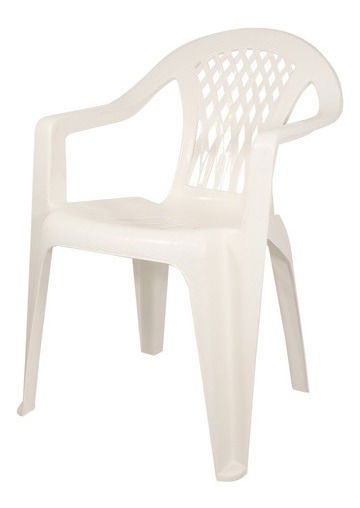 SILLON PLASTICO MICA BLANCO