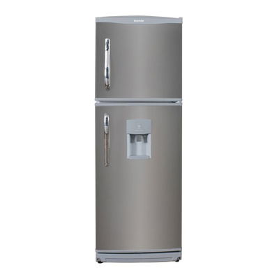 HELADERA BAMBI 1800 365 LITROS GRIS PLATA C/DISPENSER