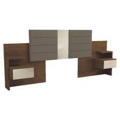 RESPALDO DE SOMMIER 2½ PLAZAS DELOS NEBRASKA/GRIS