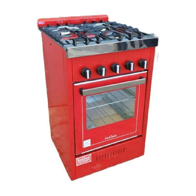 COCINA INDUSTRIAL LATINA 4 HORNALLAS ROJA