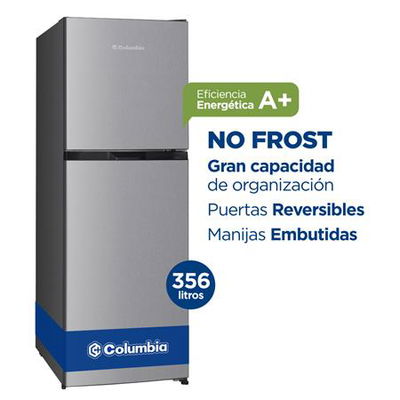 HELADERA COLUMBIA 356 LITROS NO FROST GRIS