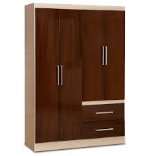 ROPERO MAXIMO "FORTALEZA" 4 PUERTAS CHOCO/MAPLE