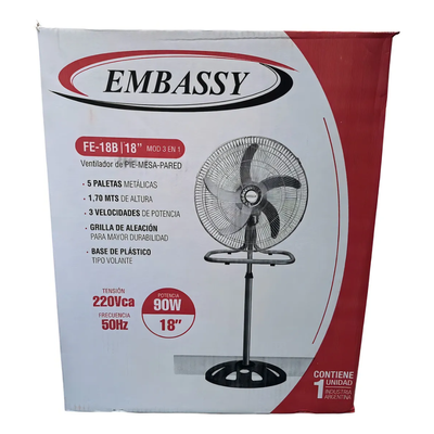VENTILADOR EMBASSY 18 3EN1