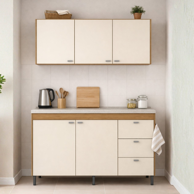 ALACENA ORLANDI X 1,20 MALTA/ALMENDRA