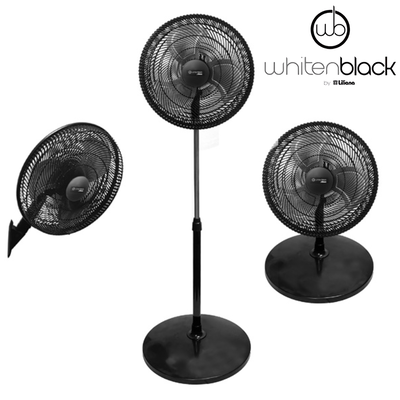 VENTILADOR WHITENBLACK DE PIE 18 3EN1