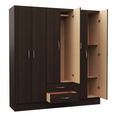 ROPERO MOSCONI 6 PUERTAS CHOCOLATE