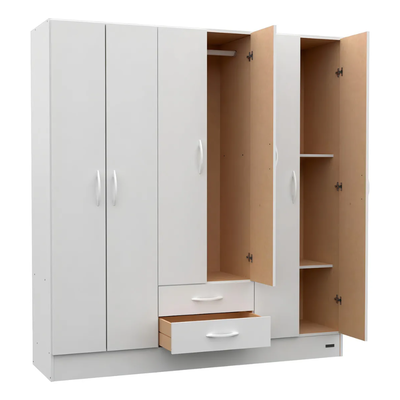 ROPERO MOSCONI 6 PUERTAS BLANCO