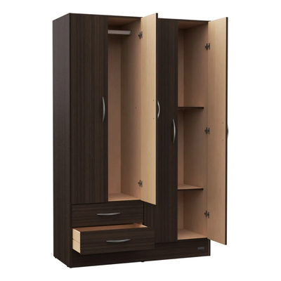 ROPERO MOSCONI 4 PUERTAS CHOCOLATE