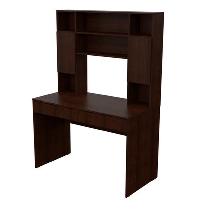 ESCRITORIO MOSCONI CON ALZADA WENGUE 121X170X60CM