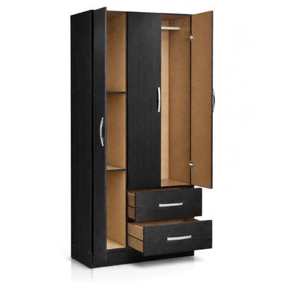 ROPERO MAXIMO FAMILY 3 PUERTAS EBANO