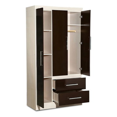 ROPERO MAXIMO FORTALEZA 3 PUERTAS CHOCO/MAPLE