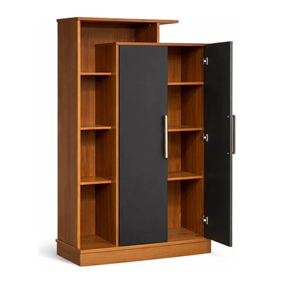 COMODA MAXIMO FORTALEZA MULTIFUNCION GRAFITO/TECA