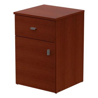 MESA DE LUZ MOSCONI CAOBA 1 CAJÓN / 1 PUERTA 