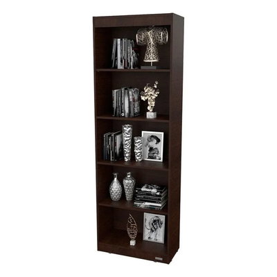 BIBLIOTECA MOSCONI SOLO ESTANTES WENGUE