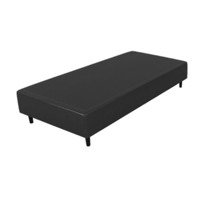 BOX SOMMIER 1 PLAZA PANA NEGRO 80x190x35