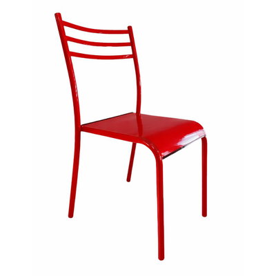  SILLAS DE CAÑO VINTAGE CHAPA PINTADA – JUEGO X6