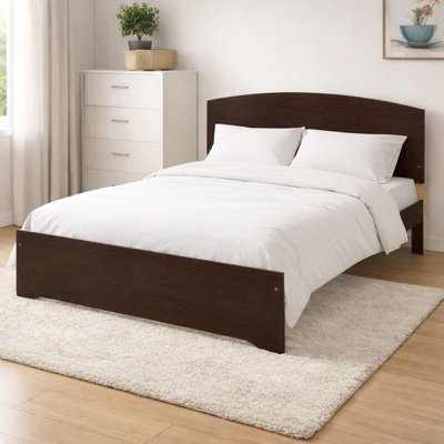 CAMA RICCHEZZE TABLERO 1.40 TABACO/MAPLE