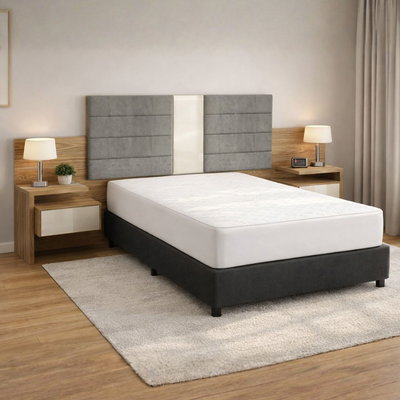 RESPALDO DE SOMMIER DELOS 2½ PLAZAS NEBRASKA/GRIS