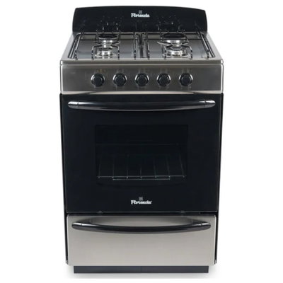 COCINA FLORENCIA MULTIGAS ACERO INOX 56 CM